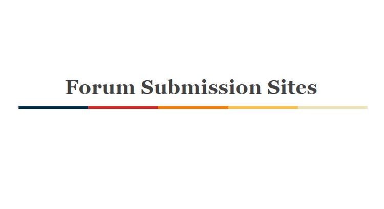List of DoFollow Forums Submission Sites