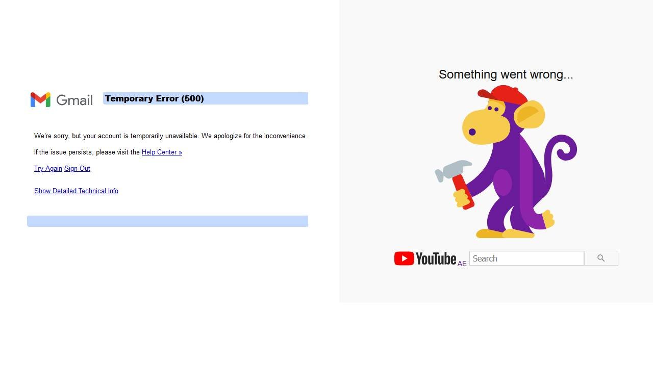 GMAIL & YOUTUBE not working - check this link