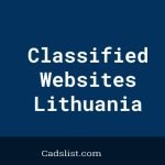 Top 23 Classified ad posting websites in Lithuania | Classified Sites