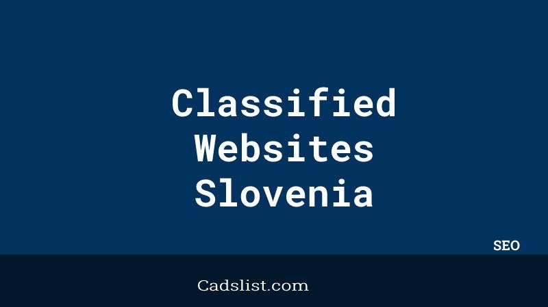 Top 11 Classified Ad Posting Websites in Slovenia Quick Response