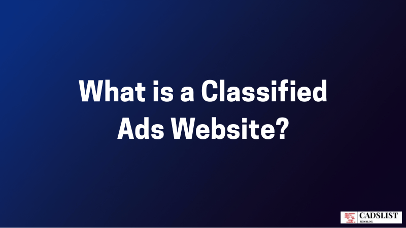 classified ads website